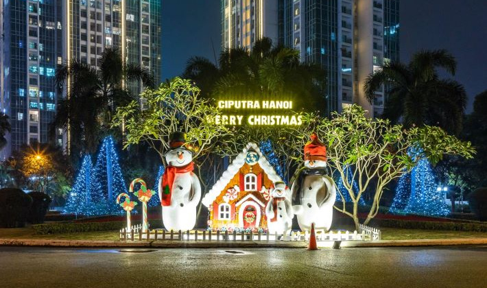 Ý nghĩa thú vị của những món đồ trang trí Giáng Sinh tại Ciputra Hà Nội